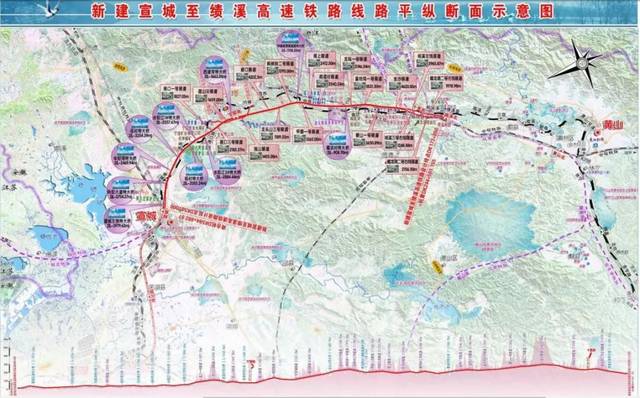 宣绩高铁详细路线图出炉(图)