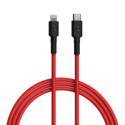 火豹紫米苹果pd快充线type-c转lightning数据线mfi [闪充套装]黑色1m