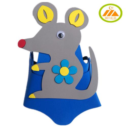 米老鼠头饰小松鼠袋鼠头套儿童帽子好评好店