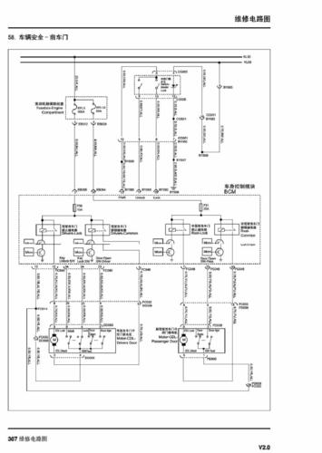 2014荣威550全车电路图22-车辆安全 .pdf