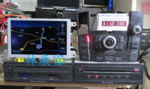 奥迪a4l a6l q5 q7原厂3g 音响cd dvd导航7寸液晶显示屏幕10-16款