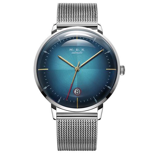 mbk欧美正品原装进口男士全自动机械表男表大表盘小众手表男款名牌