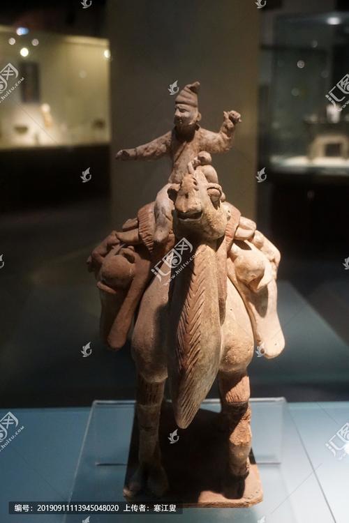 胡人骑骆驼俑