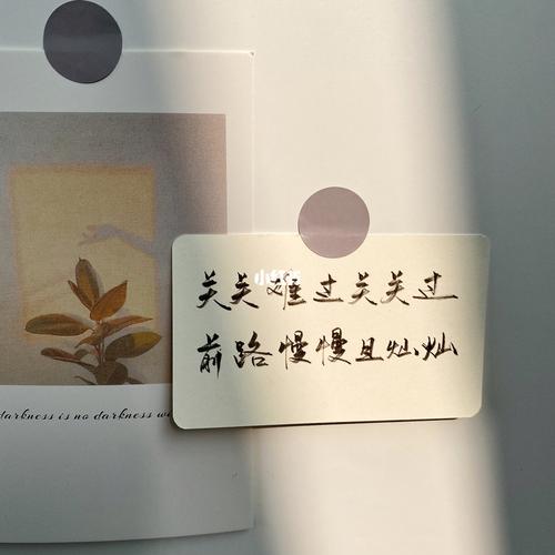 「手写」关关难过关关过 前路慢慢且灿灿_手写_文案_兴趣爱好_书法
