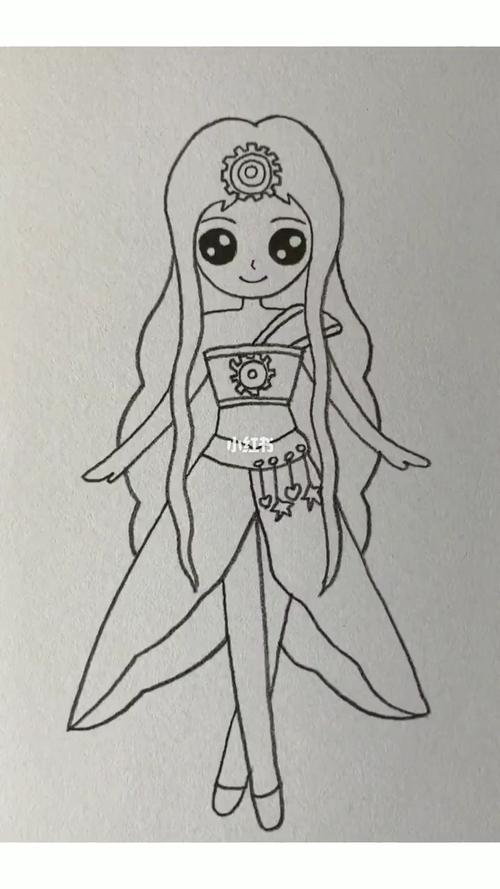 画仙子白月光_画画_画画教程_知识_艺术