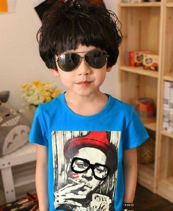 男宝宝烫头造型 最新男宝宝烫发发型图片