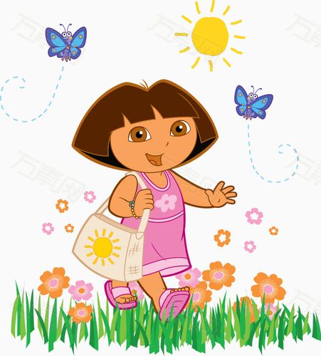 高高兴兴上学图片免费下载_卡通手绘_万素网