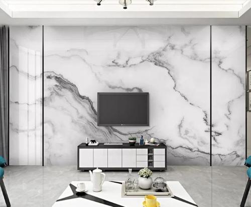 灰色地板,爵士白鱼肚白墙砖如何搭配石材瓷砖背景墙才好看呢?