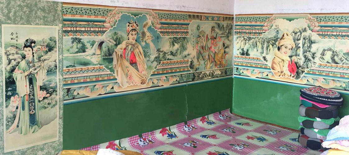 三,王会科先生20岁时画的炕围画作品
