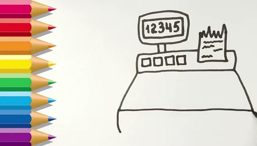 超市简笔画怎么画?