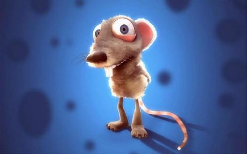 可爱又搞笑的3d卡通老鼠