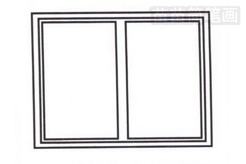 窗户简笔画怎么画