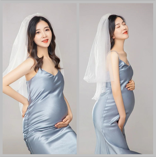 展会新款孕妇拍照服装性感吊带裙影楼孕期摄影私房写真艺术照服饰