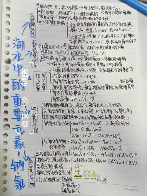 化学必修一第二章海中的重要元素思维导图_化学_思维导图_学习_薯条