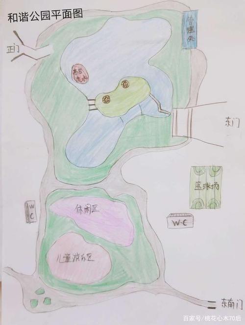 学着用心游览,看看孩子画出的游览图