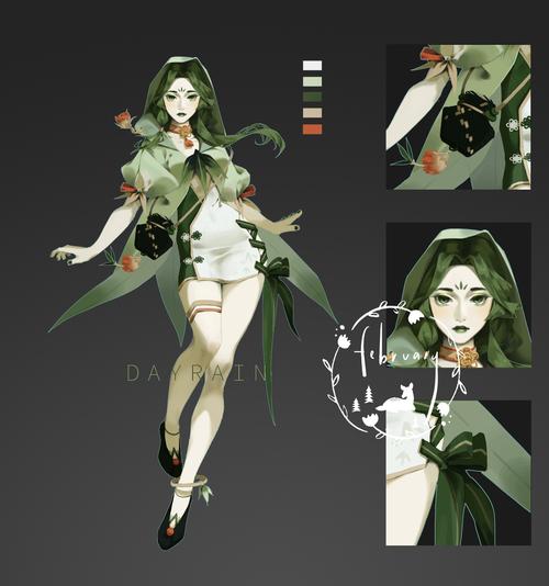 参加的一个企划,是竹叶青茶拟人