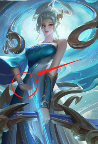 王者荣耀:伽罗原画海报曝光!造型备受好评,手上这个细节抢镜!