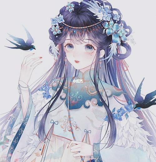 古风长发女生头像动漫_古风_动漫_女生头像_长发_头像