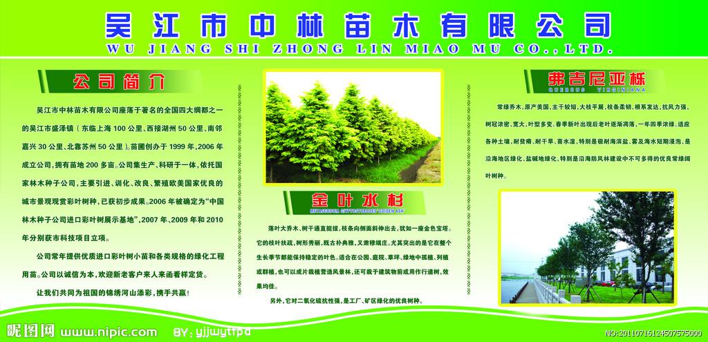 苗木广告牌图片