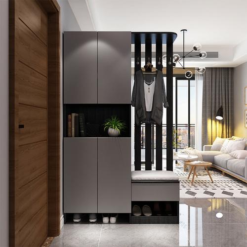 进门玄关柜鞋柜一体现代简约门厅入门柜客厅玄关隔断装饰双面屏风