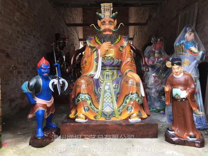 玻璃钢龙王神像价格 彩绘龙五爷禅相法器供应