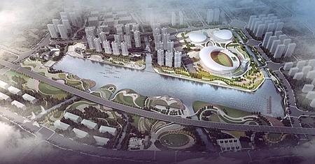 中建科工承建的亚运工程温州龙舟运动基地主体结构封顶