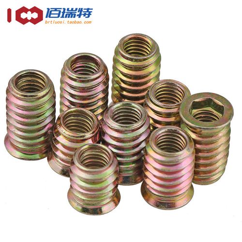 家具m6m8m10内外梯形连接件预埋内六角螺母