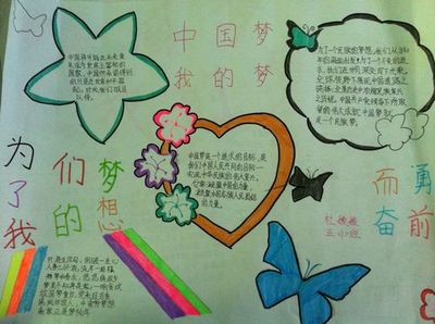 我的梦想中国手抄报 我的梦想手抄报