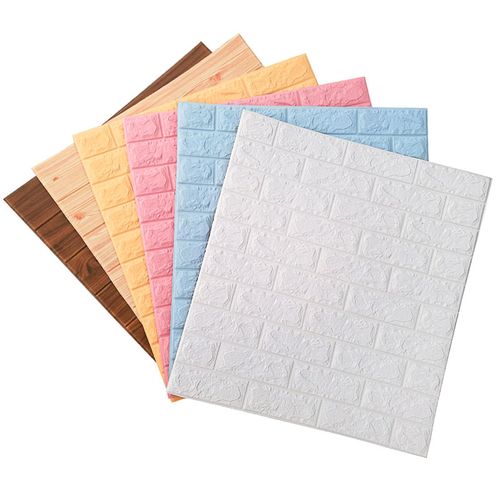 防撞墙贴3d立体软包泡沫贴墙纸自粘卧室客厅防水墙面翻新砖纹壁纸