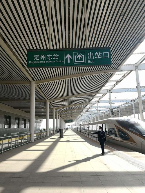 定州东站,新建的高铁站