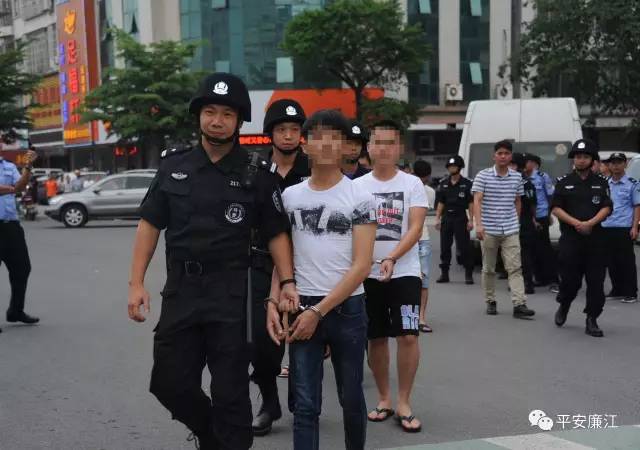 (视频截图) 成立专案组介入 已有多名疑犯落网 案发后,湛江,廉江两市