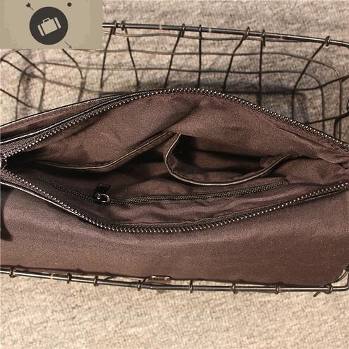 韩版男包街头潮流男士手拿包时尚手抓包商务休闲包夹包青年手拎包艾狄