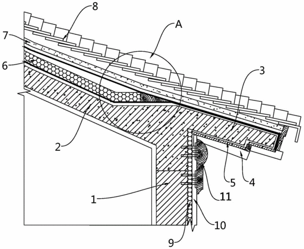 中式建筑屋面的檐口结构的制作方法