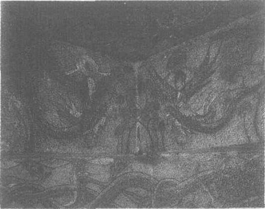 羲和捧日与常羲捧月壁画