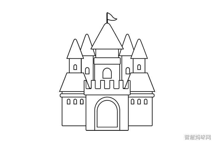 各种城堡的画法