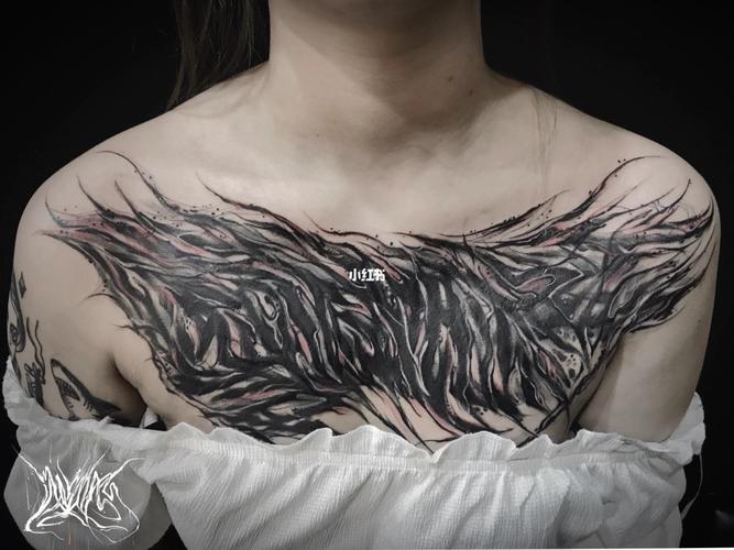 花胸 纹身_纹身_tattoo怎么样_美妆_彩妆