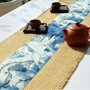 茶席桌布中国风