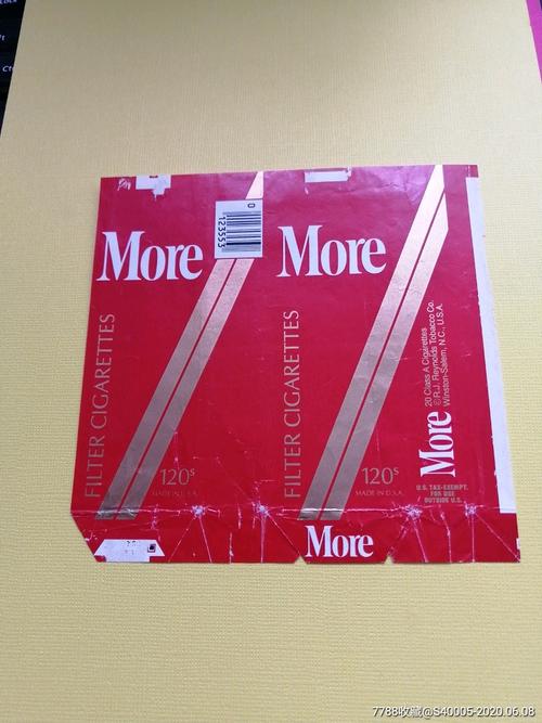 (烟标)摩尔香烟/早年美国原产more香烟