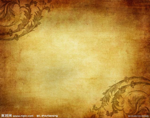 怀旧复古花纹背景图片
