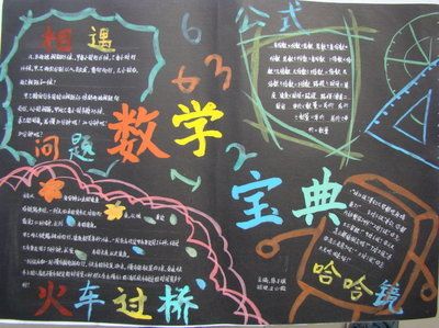 五年级数学高级手抄报五年级数学手抄报