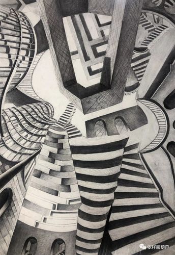 《境·象》2019设计素描结课汇报展作品欣赏(创意篇)