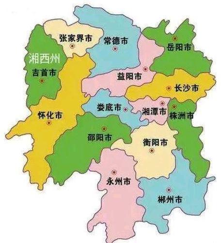 湖南行政区划调整畅想,合并地市,做大长沙