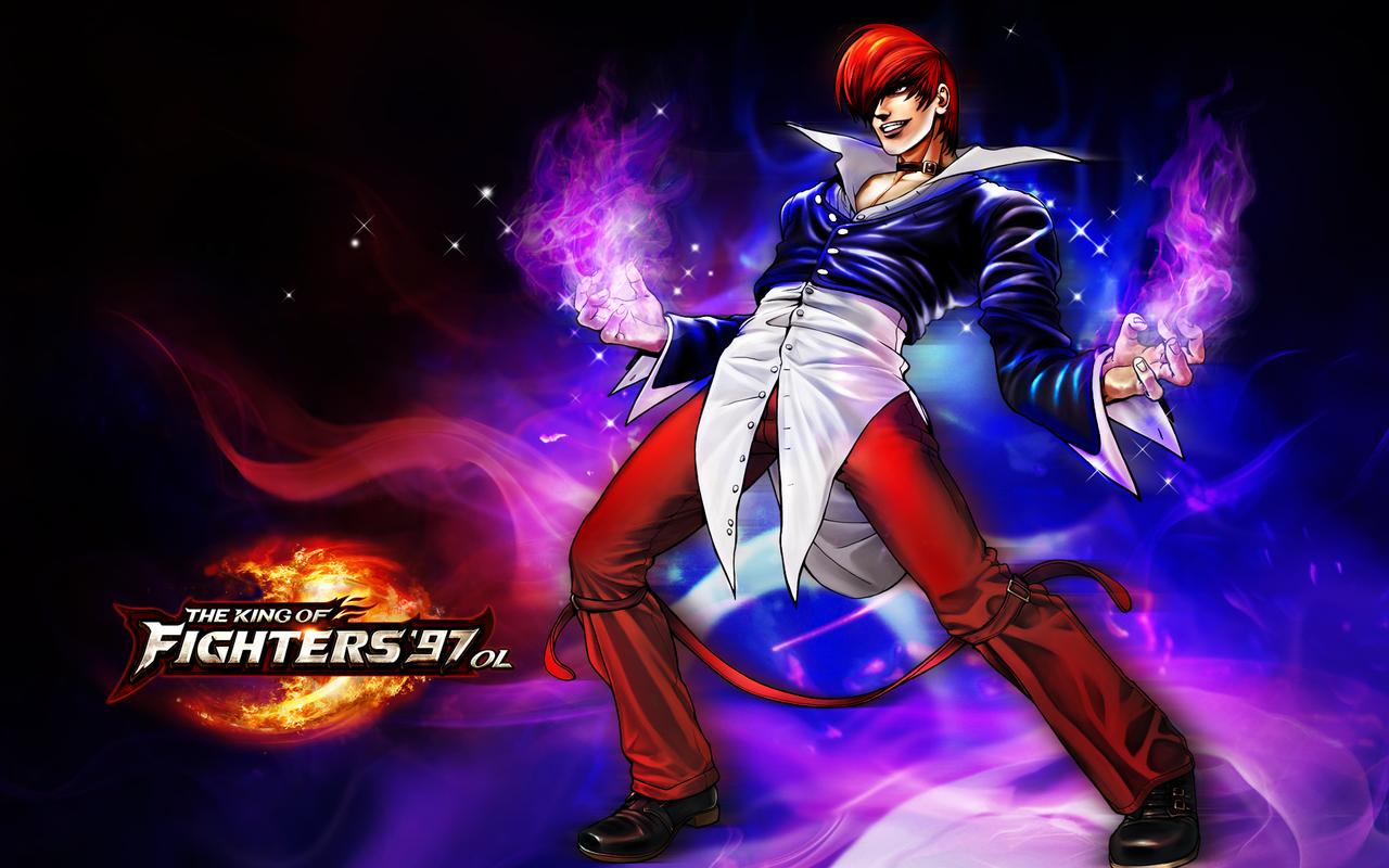 拳皇97ol八神庵高清电脑壁纸下载