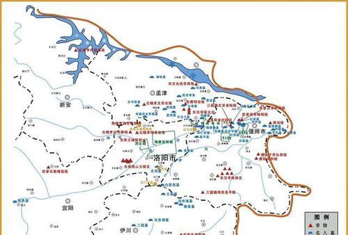 洛阳古墓分布图