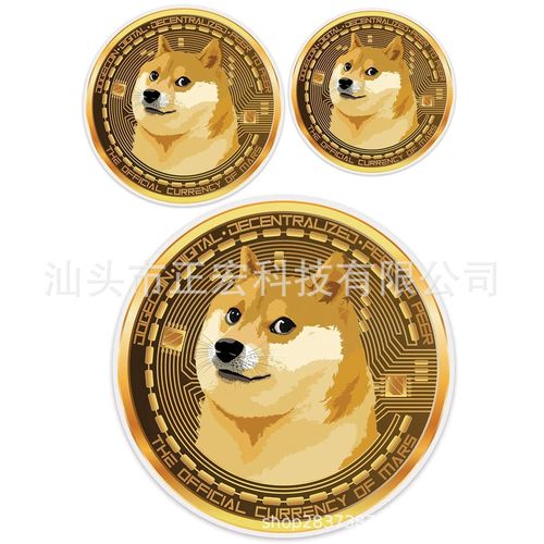 狗狗币彩喷狗币新款纪念币dogecoin虚拟货币动物徽章收藏币