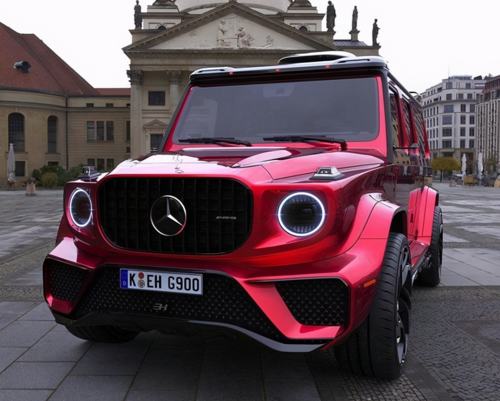 2021款"迈巴赫g900"实车亮相,外观真霸气,堪称suv中的