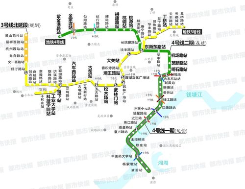 杭州地铁3号线4号线部分站点具体规划公示快来看看离你家有多近
