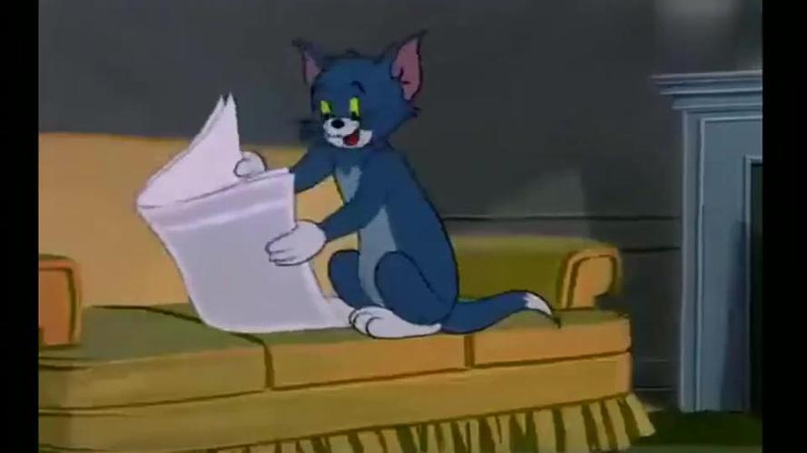 猫和老鼠,汤姆看了报纸后,把杰瑞卖了这是怎么了