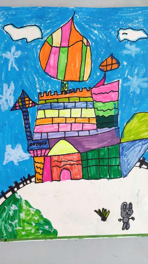 一(6)班《漂亮的童话城堡》优秀作品