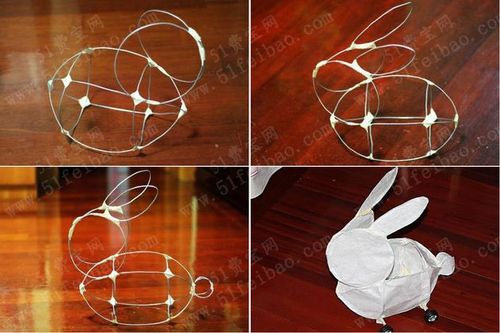 diy元宵节纸糊兔子灯笼传统做法 - 废旧物品手工制作